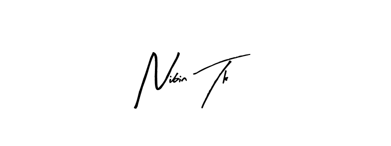 Here are the top 10 professional signature styles for the name Nibin Tk. These are the best autograph styles you can use for your name. Nibin Tk signature style 8 images and pictures png