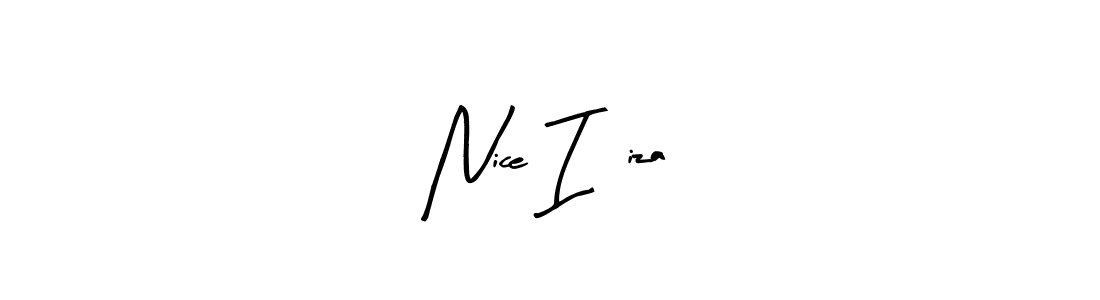 How to make Nice Iñiza signature? Arty Signature is a professional autograph style. Create handwritten signature for Nice Iñiza name. Nice Iñiza signature style 8 images and pictures png