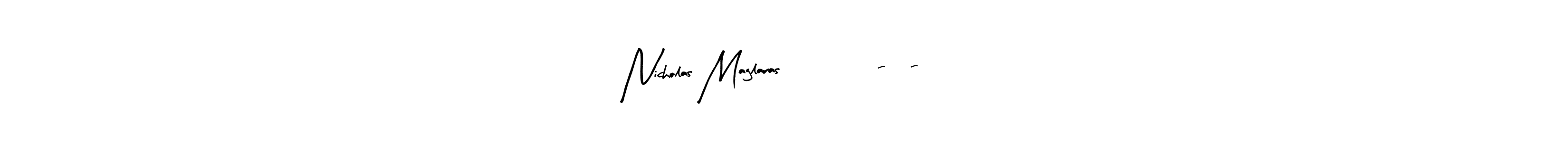 Design your own signature with our free online signature maker. With this signature software, you can create a handwritten (Arty Signature) signature for name Nicholas Maglaras          8-1-24. Nicholas Maglaras          8-1-24 signature style 8 images and pictures png