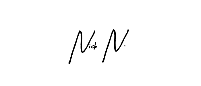 Make a short Nick N. signature style. Manage your documents anywhere anytime using Arty Signature. Create and add eSignatures, submit forms, share and send files easily. Nick N. signature style 8 images and pictures png