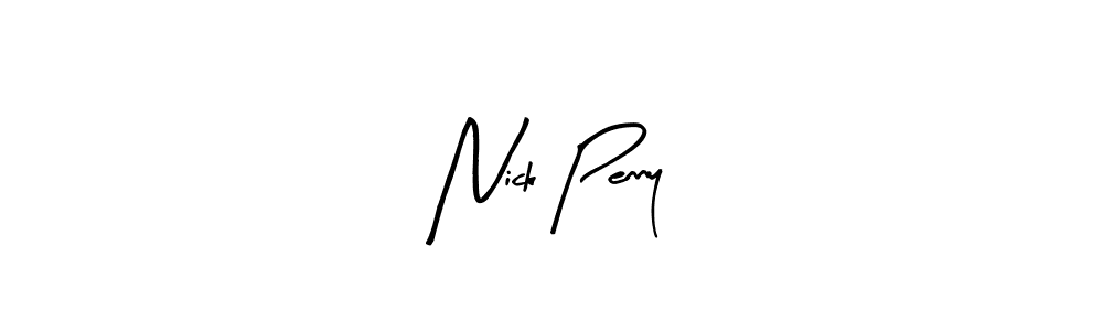 Use a signature maker to create a handwritten signature online. With this signature software, you can design (Arty Signature) your own signature for name Nick Penny. Nick Penny signature style 8 images and pictures png
