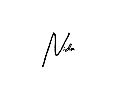 Best and Professional Signature Style for Nida. Arty Signature Best Signature Style Collection. Nida signature style 8 images and pictures png