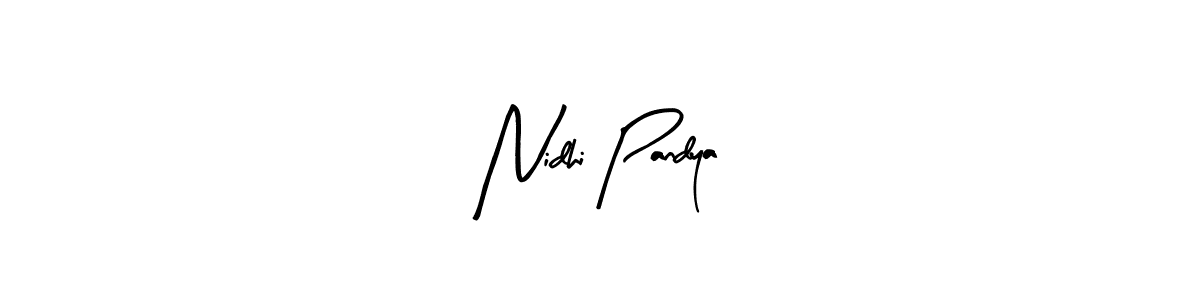 It looks lik you need a new signature style for name Nidhi Pandya. Design unique handwritten (Arty Signature) signature with our free signature maker in just a few clicks. Nidhi Pandya signature style 8 images and pictures png