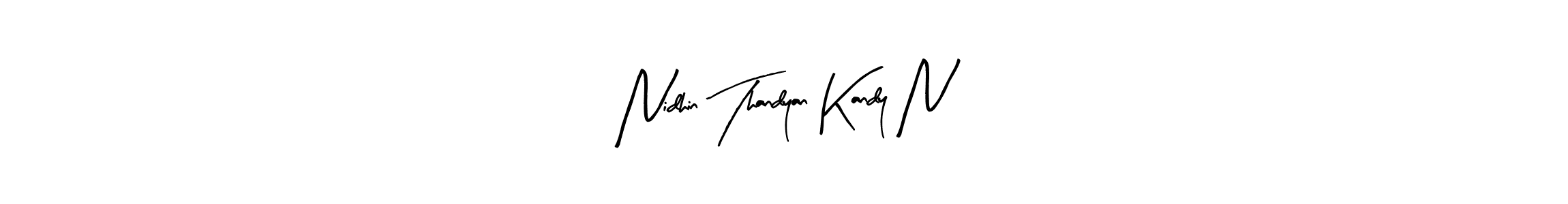 Use a signature maker to create a handwritten signature online. With this signature software, you can design (Arty Signature) your own signature for name Nidhin Thandyan Kandy N. Nidhin Thandyan Kandy N signature style 8 images and pictures png