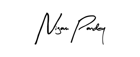 Upgrade your professional image with Nigam Pandey signature created with Arty Signature font. Fast, free, and watermark-free download. Nigam Pandey signature style 8 images and pictures png