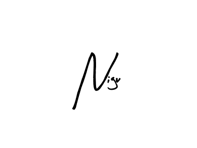 Similarly Arty Signature is the best handwritten signature design. Signature creator online .You can use it as an online autograph creator for name Nigu. Nigu signature style 8 images and pictures png