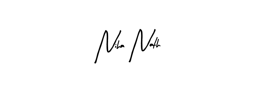 Make a short Niha Nath signature style. Manage your documents anywhere anytime using Arty Signature. Create and add eSignatures, submit forms, share and send files easily. Niha Nath signature style 8 images and pictures png