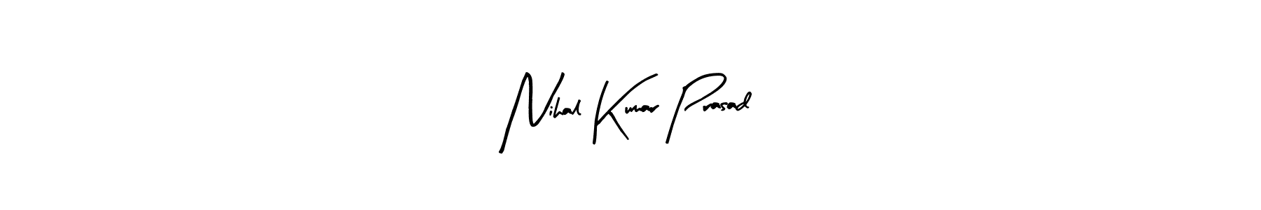 You can use this online signature creator to create a handwritten signature for the name Nihal Kumar Prasad. This is the best online autograph maker. Nihal Kumar Prasad signature style 8 images and pictures png