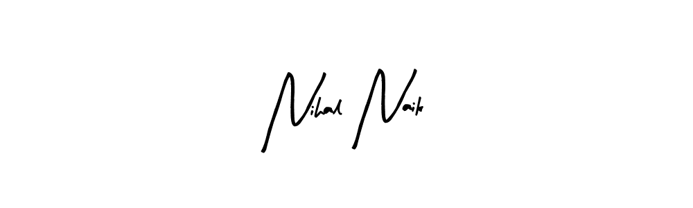 Create a beautiful signature design for name Nihal Naik. With this signature (Arty Signature) fonts, you can make a handwritten signature for free. Nihal Naik signature style 8 images and pictures png