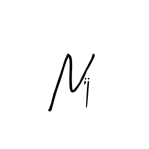 The best way (Arty Signature) to make a short signature is to pick only two or three words in your name. The name Nij include a total of six letters. For converting this name. Nij signature style 8 images and pictures png