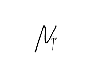 if you are searching for the best signature style for your name Niju. so please give up your signature search. here we have designed multiple signature styles  using Arty Signature. Niju signature style 8 images and pictures png