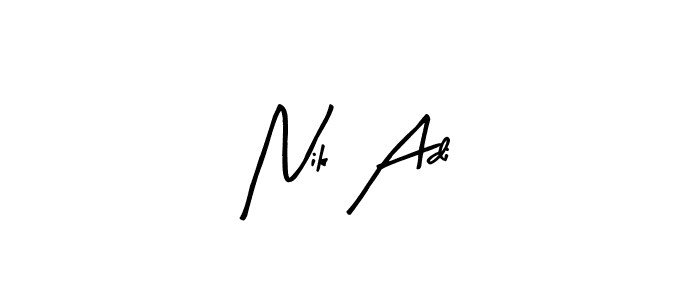 Make a short Nik Adi signature style. Manage your documents anywhere anytime using Arty Signature. Create and add eSignatures, submit forms, share and send files easily. Nik Adi signature style 8 images and pictures png