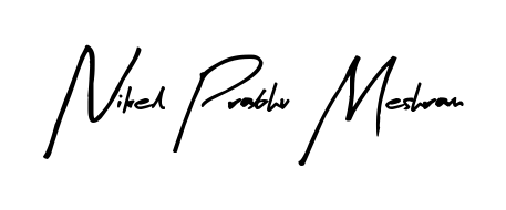 Get an exclusive digital autograph for Nikel Prabhu Meshram. The Arty Signature typeface captures the charm of real penmanship on paper. Nikel Prabhu Meshram signature style 8 images and pictures png