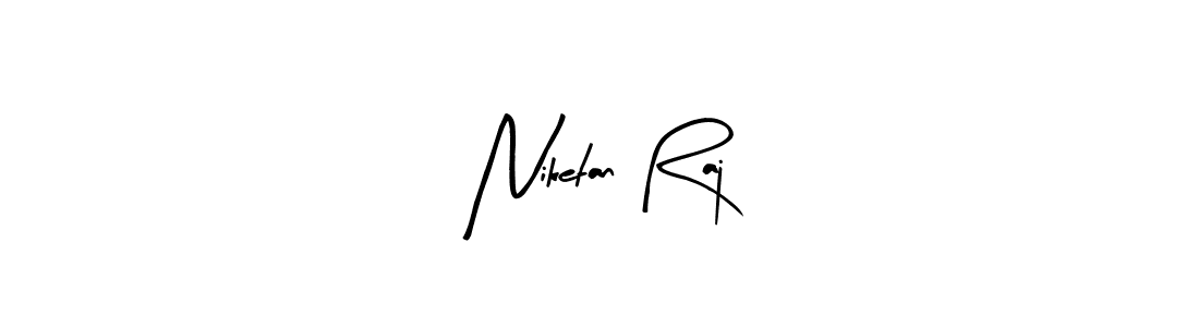 Use a signature maker to create a handwritten signature online. With this signature software, you can design (Arty Signature) your own signature for name Niketan Raj. Niketan Raj signature style 8 images and pictures png