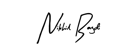 Make a beautiful signature design for name Nikhil Bagdi. With this signature (Arty Signature) style, you can create a handwritten signature for free. Nikhil Bagdi signature style 8 images and pictures png