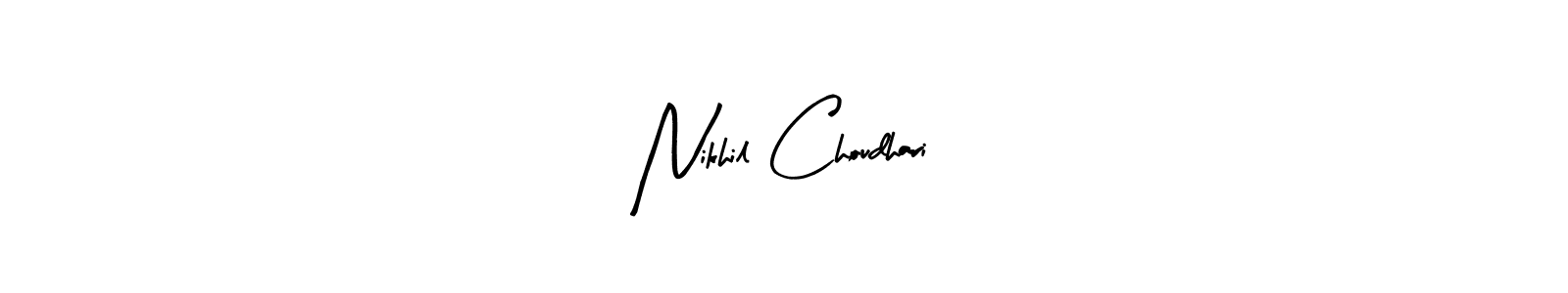 It looks lik you need a new signature style for name Nikhil Choudhari. Design unique handwritten (Arty Signature) signature with our free signature maker in just a few clicks. Nikhil Choudhari signature style 8 images and pictures png