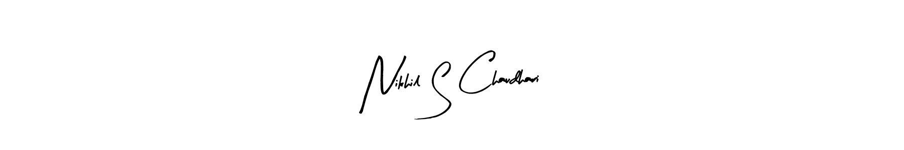 How to Draw Nikhil S Chaudhari signature style? Arty Signature is a latest design signature styles for name Nikhil S Chaudhari. Nikhil S Chaudhari signature style 8 images and pictures png