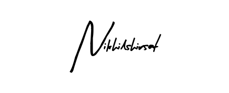 Arty Signature is a professional signature style that is perfect for those who want to add a touch of class to their signature. Get Nikhilshirsat name fancy signature for free. Nikhilshirsat signature style 8 images and pictures png
