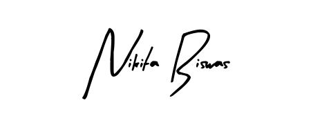 Enhance your business communications with Nikita Biswas signature in Arty Signature lettering. Clean, modern, and universally compatible. Nikita Biswas signature style 8 images and pictures png