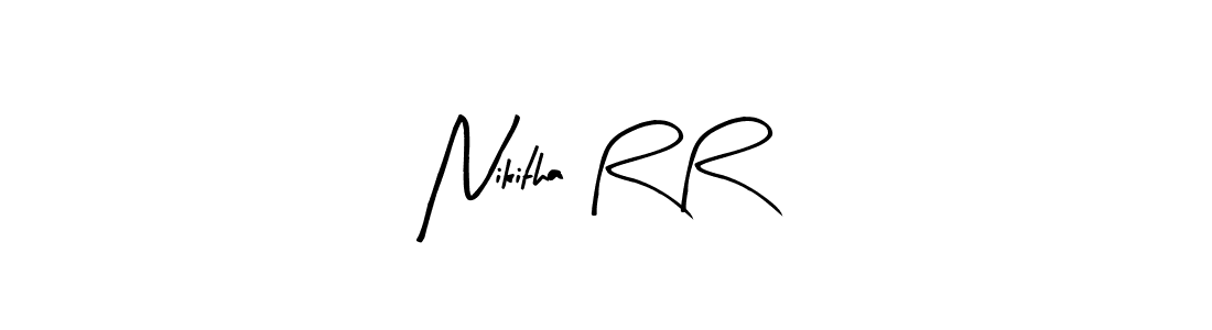 Make a beautiful signature design for name Nikitha R R. Use this online signature maker to create a handwritten signature for free. Nikitha R R signature style 8 images and pictures png