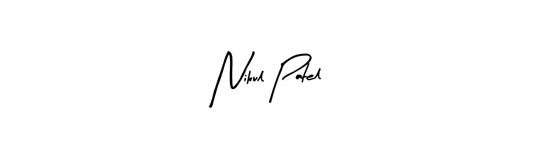 You should practise on your own different ways (Arty Signature) to write your name (Nikul Patel) in signature. don't let someone else do it for you. Nikul Patel signature style 8 images and pictures png