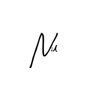 Create a beautiful signature design for name Nil. With this signature (Arty Signature) fonts, you can make a handwritten signature for free. Nil signature style 8 images and pictures png