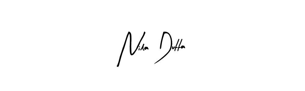Nila Dutta stylish signature style. Best Handwritten Sign (Arty Signature) for my name. Handwritten Signature Collection Ideas for my name Nila Dutta. Nila Dutta signature style 8 images and pictures png