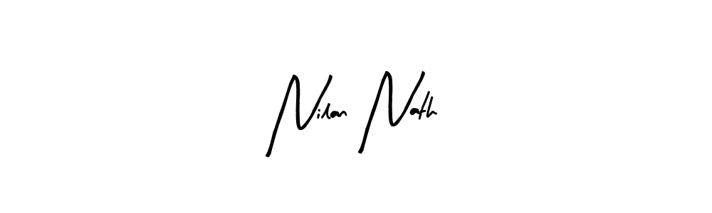 Design your own signature with our free online signature maker. With this signature software, you can create a handwritten (Arty Signature) signature for name Nilan Nath. Nilan Nath signature style 8 images and pictures png