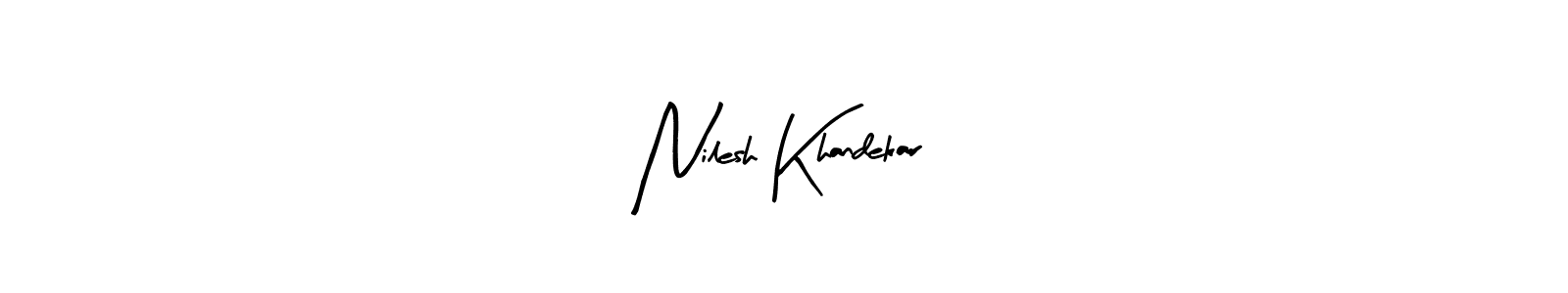 Nilesh Khandekar stylish signature style. Best Handwritten Sign (Arty Signature) for my name. Handwritten Signature Collection Ideas for my name Nilesh Khandekar. Nilesh Khandekar signature style 8 images and pictures png