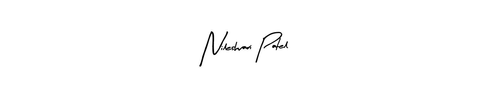 Use a signature maker to create a handwritten signature online. With this signature software, you can design (Arty Signature) your own signature for name Nileshvari Patel. Nileshvari Patel signature style 8 images and pictures png