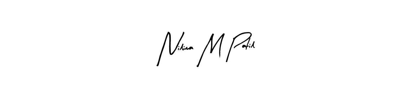 Make a beautiful signature design for name Nilima M Patil. Use this online signature maker to create a handwritten signature for free. Nilima M Patil signature style 8 images and pictures png