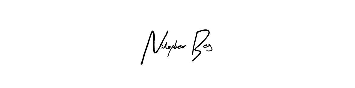 How to make Nilopher Beg signature? Arty Signature is a professional autograph style. Create handwritten signature for Nilopher Beg name. Nilopher Beg signature style 8 images and pictures png