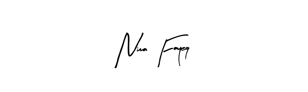 Here are the top 10 professional signature styles for the name Nima Fayeq. These are the best autograph styles you can use for your name. Nima Fayeq signature style 8 images and pictures png