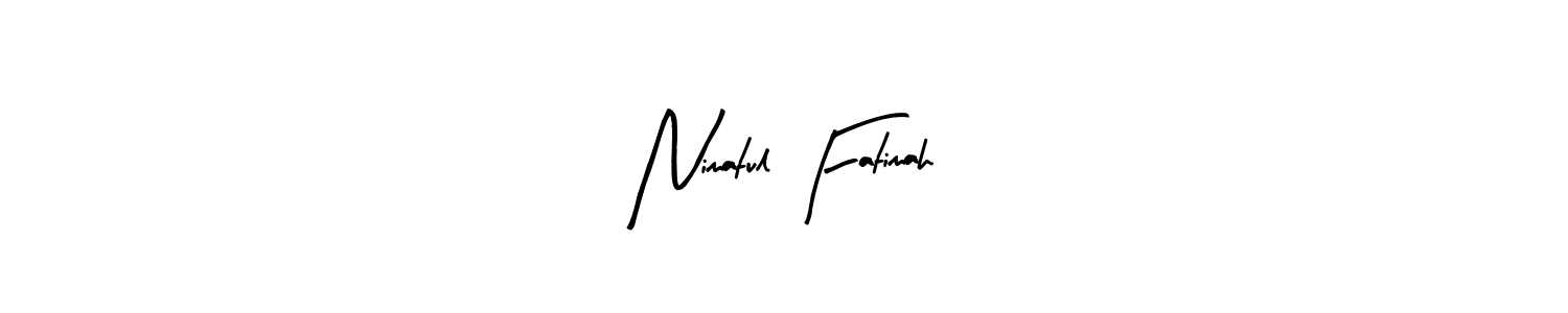 Also we have Nimatul Fatimah name is the best signature style. Create professional handwritten signature collection using Arty Signature autograph style. Nimatul Fatimah signature style 8 images and pictures png