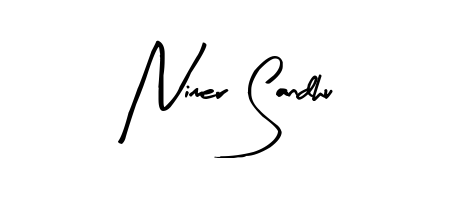 The Arty Signature typeface gives name Nimer Sandhu a refined look. Suitable for certificates, diplomas, and official verification. Nimer Sandhu signature style 8 images and pictures png