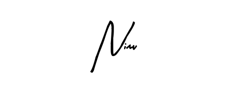 A classic penmanship look for Nimu. The Arty Signature font brings timeless elegance and confidence to every signed document. Nimu signature style 8 images and pictures png