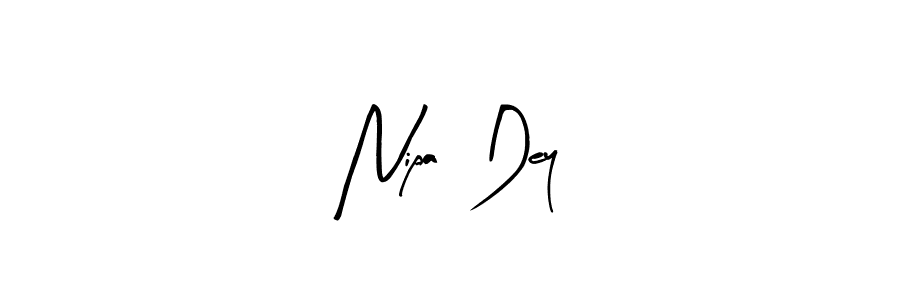How to make Nipa  Dey name signature. Use Arty Signature style for creating short signs online. This is the latest handwritten sign. Nipa  Dey signature style 8 images and pictures png
