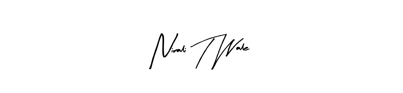 How to Draw Nirali T Wale signature style? Arty Signature is a latest design signature styles for name Nirali T Wale. Nirali T Wale signature style 8 images and pictures png