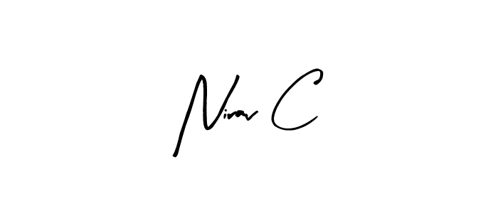 Create a beautiful signature design for name Nirav C. With this signature (Arty Signature) fonts, you can make a handwritten signature for free. Nirav C signature style 8 images and pictures png