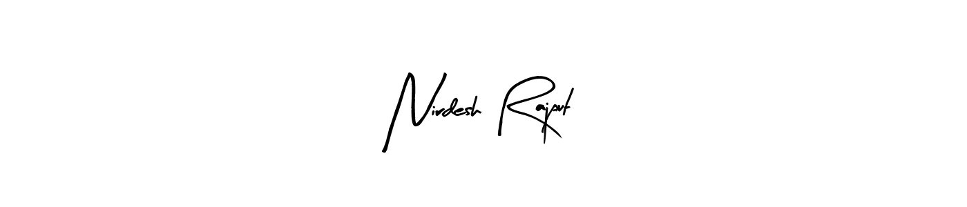 Make a beautiful signature design for name Nirdesh Rajput. Use this online signature maker to create a handwritten signature for free. Nirdesh Rajput signature style 8 images and pictures png