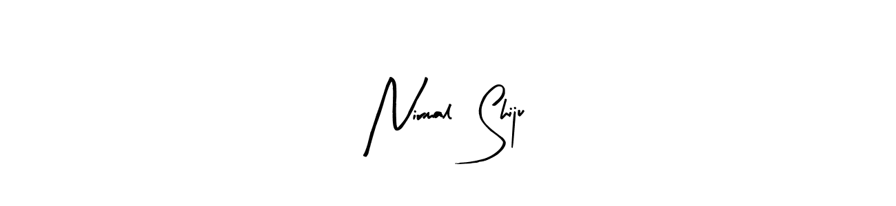 It looks lik you need a new signature style for name Nirmal  Shiju. Design unique handwritten (Arty Signature) signature with our free signature maker in just a few clicks. Nirmal  Shiju signature style 8 images and pictures png