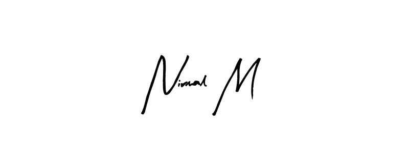 You can use this online signature creator to create a handwritten signature for the name Nirmal M. This is the best online autograph maker. Nirmal M signature style 8 images and pictures png