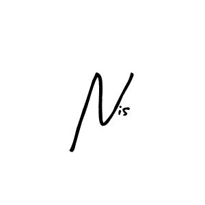 The best way (Arty Signature) to make a short signature is to pick only two or three words in your name. The name Nis include a total of six letters. For converting this name. Nis signature style 8 images and pictures png