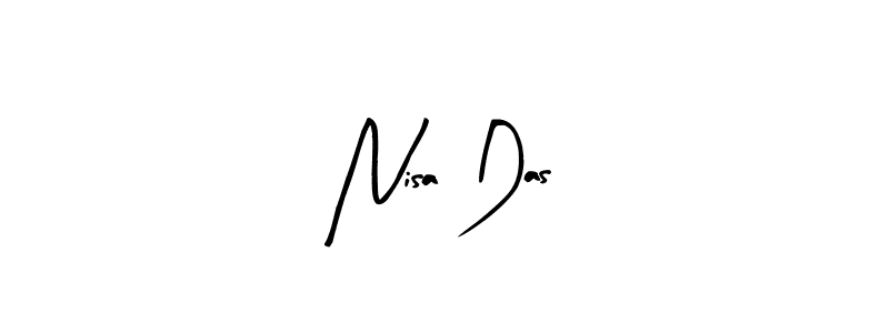 The best way (Arty Signature) to make a short signature is to pick only two or three words in your name. The name Nisa Das include a total of six letters. For converting this name. Nisa Das signature style 8 images and pictures png