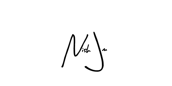 Also we have Nish@m name is the best signature style. Create professional handwritten signature collection using Arty Signature autograph style. Nish@m signature style 8 images and pictures png