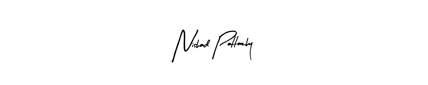 Also we have Nishad Pattazhy name is the best signature style. Create professional handwritten signature collection using Arty Signature autograph style. Nishad Pattazhy signature style 8 images and pictures png