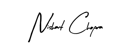 Create a personalized artistic stamp with Nishant Chopra in Arty Signature font. Perfect for visual artists, designers, and influencers. Nishant Chopra signature style 8 images and pictures png
