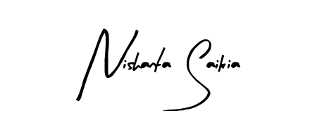 Also You can easily find your signature by using the search form. We will create Nishanta Saikia name handwritten signature images for you free of cost using Arty Signature sign style. Nishanta Saikia signature style 8 images and pictures png
