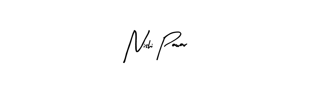 Make a beautiful signature design for name Nishi Pawar. With this signature (Arty Signature) style, you can create a handwritten signature for free. Nishi Pawar signature style 8 images and pictures png