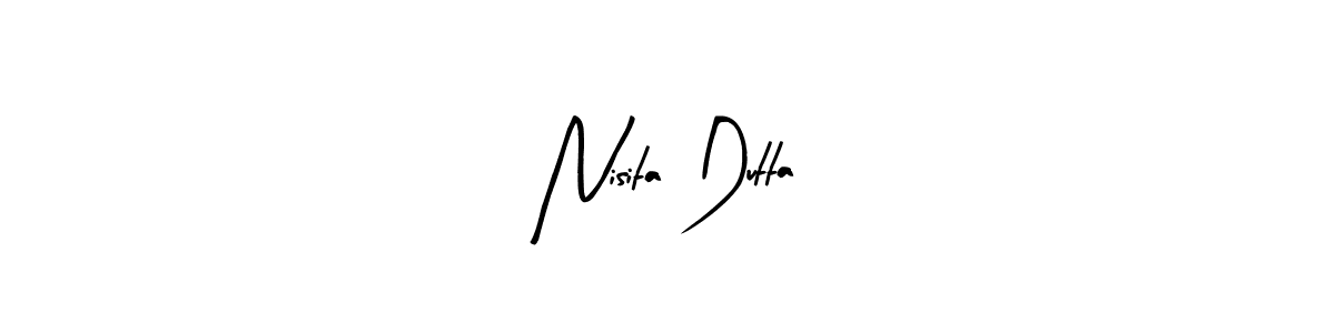 The best way (Arty Signature) to make a short signature is to pick only two or three words in your name. The name Nisita Dutta include a total of six letters. For converting this name. Nisita Dutta signature style 8 images and pictures png